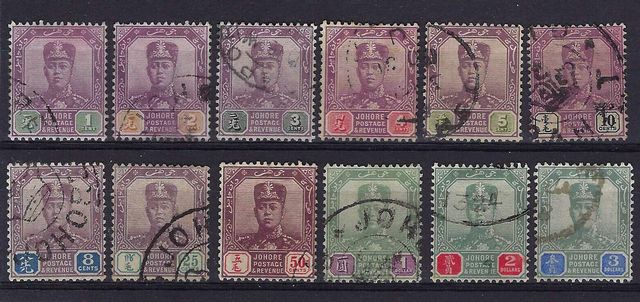 Image of Malayan States ~ Johore 61/72 FU